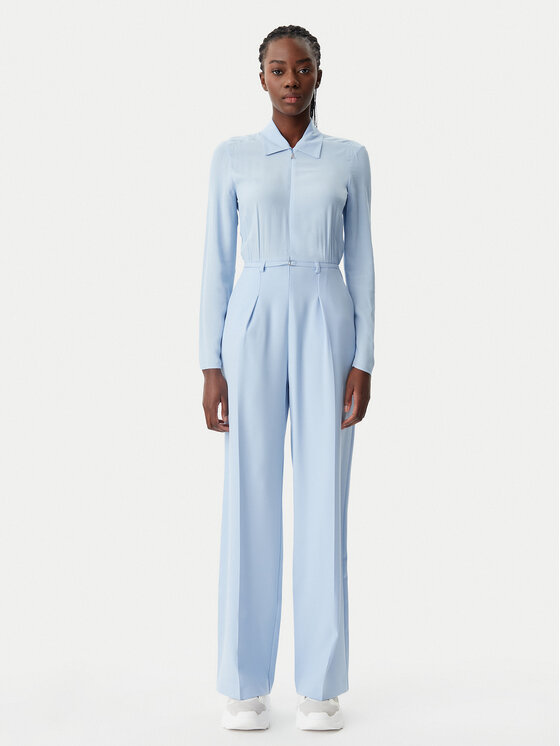 Patrizia Pepe Kombinezon 8T0047 A545 CA38 Błękitny Regular Fit