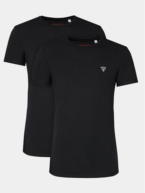 Guess Komplet t-shirtów U97G02 KCD31 Czarny Regular Fit