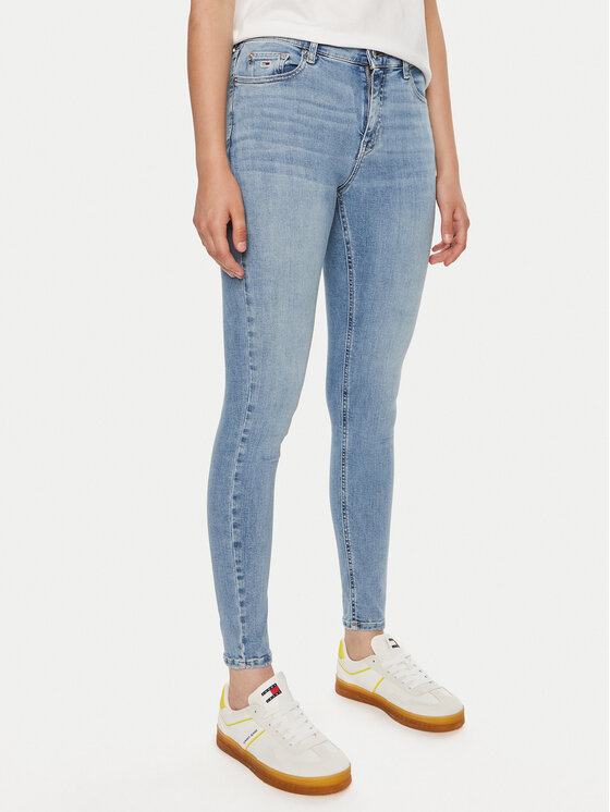 Tommy Jeans Jeansy Nora DW0DW19256 Niebieski Skinny Fit