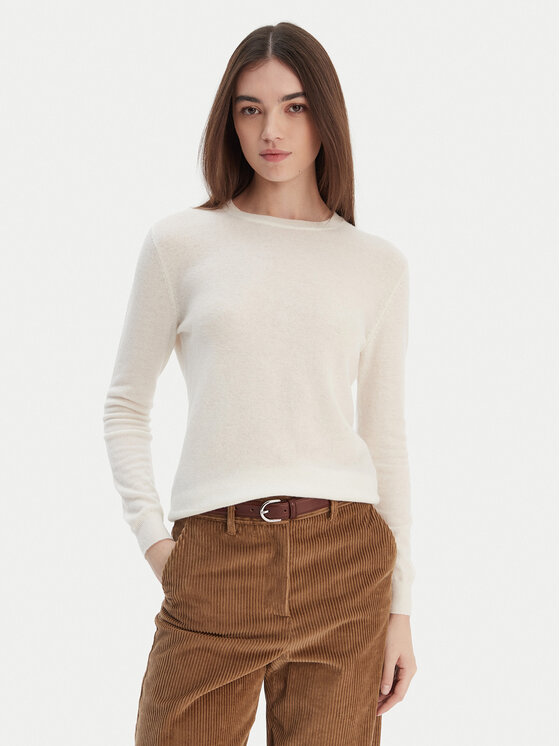 United Colors Of Benetton Sweter 1002D1K01 Beżowy Regular Fit
