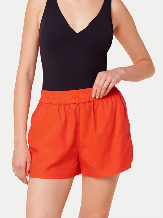 Triumph Szorty materiałowe Beach MyWear 10218548 Pomarańczowy Regular Fit