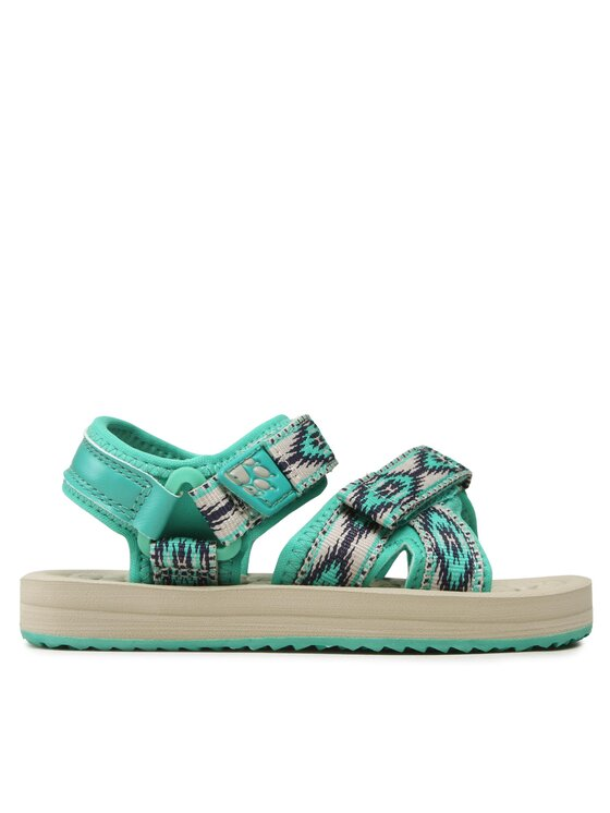 Jack Wolfskin Sandały Zulu Vc K 4052971 Zielony