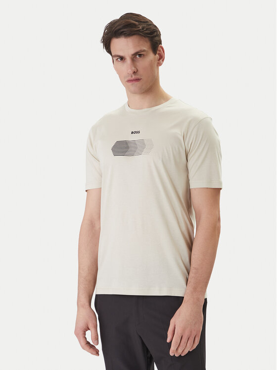 BOSS T-Shirt TS_Unity 50554557 Beżowy Regular Fit