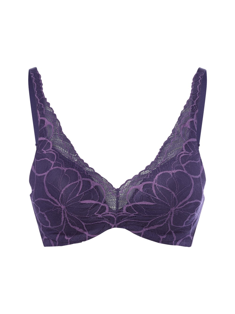 Triumph Biustonosz damski na fiszbinach - Body Make-Up Illusion Lace Kobiety lila, 70C