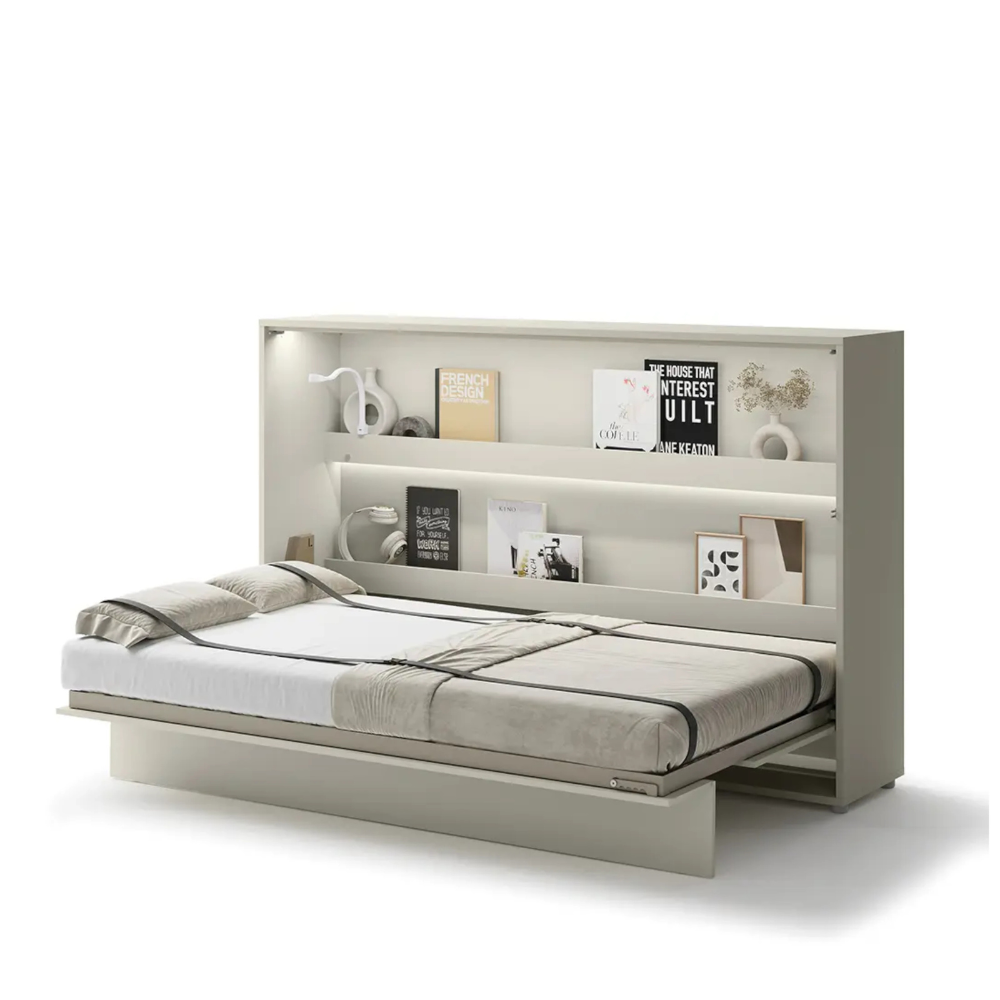 Półkotapczan poziomy BC-05 Bed Concept 120x200 cm Kaszmir półkotapczan, półkotapczany, półkotapczany Lenart, Meble Lenart, Lenart, bed concept, półkotapczan Lenart, łóżko w szafie