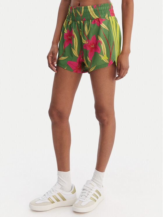 adidas Szorty sportowe Farm Rio Pacer KD4624 Zielony Loose Fit