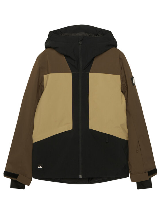 Quiksilver Kurtka narciarska Ambition EQBTJ03213 Brązowy Regular Fit