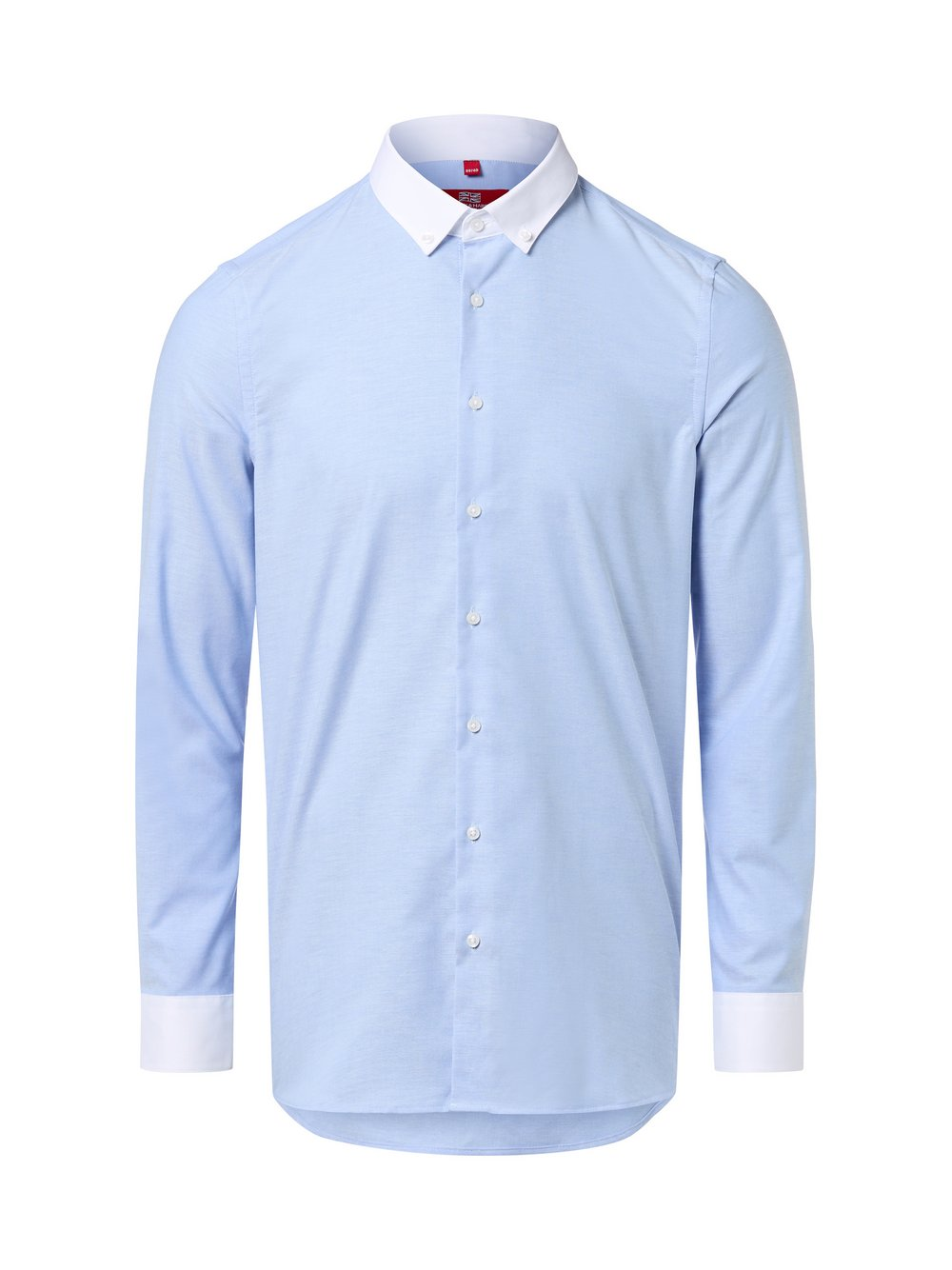 Finshley & Harding London Koszula męska Mężczyźni Slim Fit Bawełna niebieski|biały, 37-38