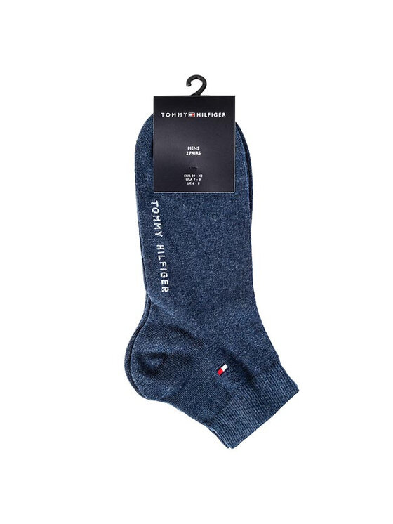 Tommy Hilfiger Skarpety krótkie 342025001 r.39/42 Niebieski