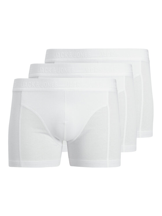Jack & Jones Komplet bokserek Waistband 12127816 Biały