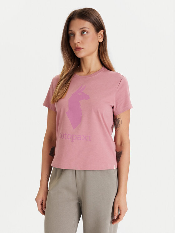 Cotopaxi T-Shirt Llama F25474W1529 Różowy Regular Fit