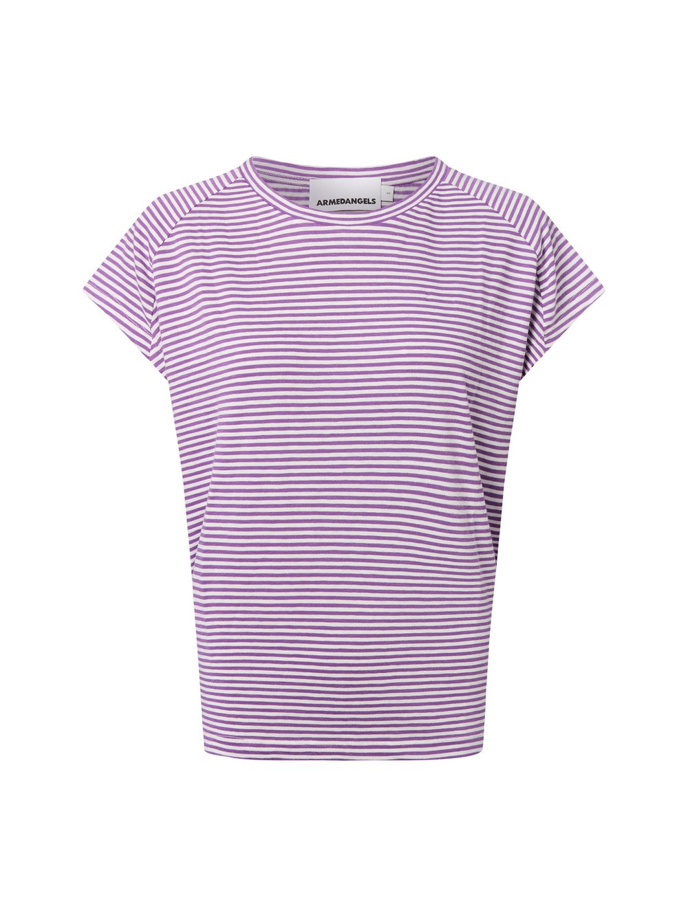 ARMEDANGELS Koszulka damska - Oneliaa Kobiety Bawełna lila, XL