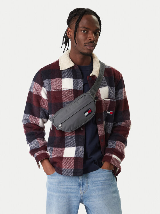 Tommy Jeans Nerka Tjm Ess Daily Bumbag AM0AM13701 Szary