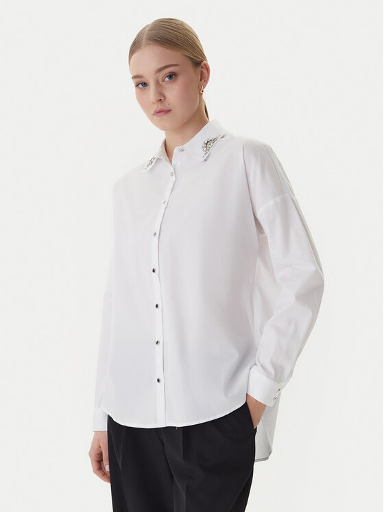 Morgan Koszula 261-CGRAM Biały Oversize miniaturka
