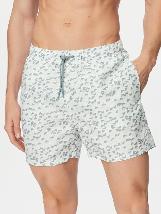 Emporio Armani Szorty kąpielowe EM000583 AF20440 F0027 Niebieski Regular Fit