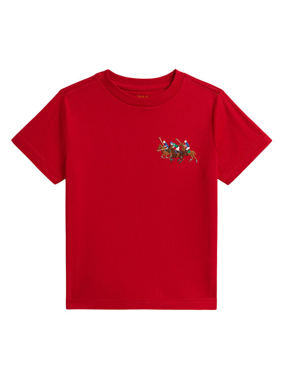 Polo Ralph Lauren T-Shirt 322A95734002 Czerwony Regular Fit