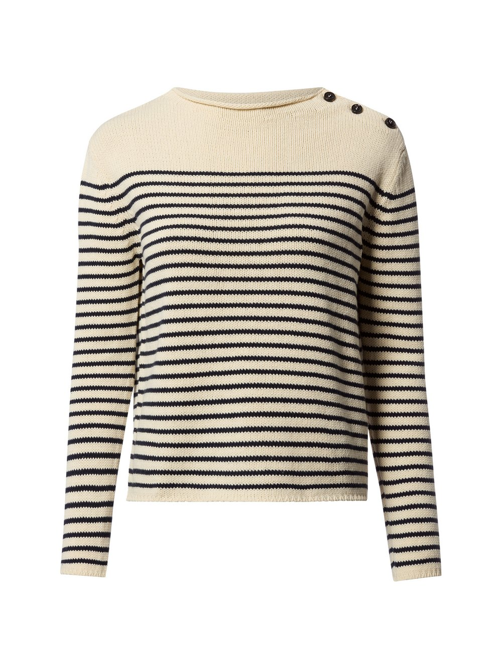 Weekend Max Mara Sweter damski z dzianiny Kobiety Bawełna beżowy|niebieski, XL