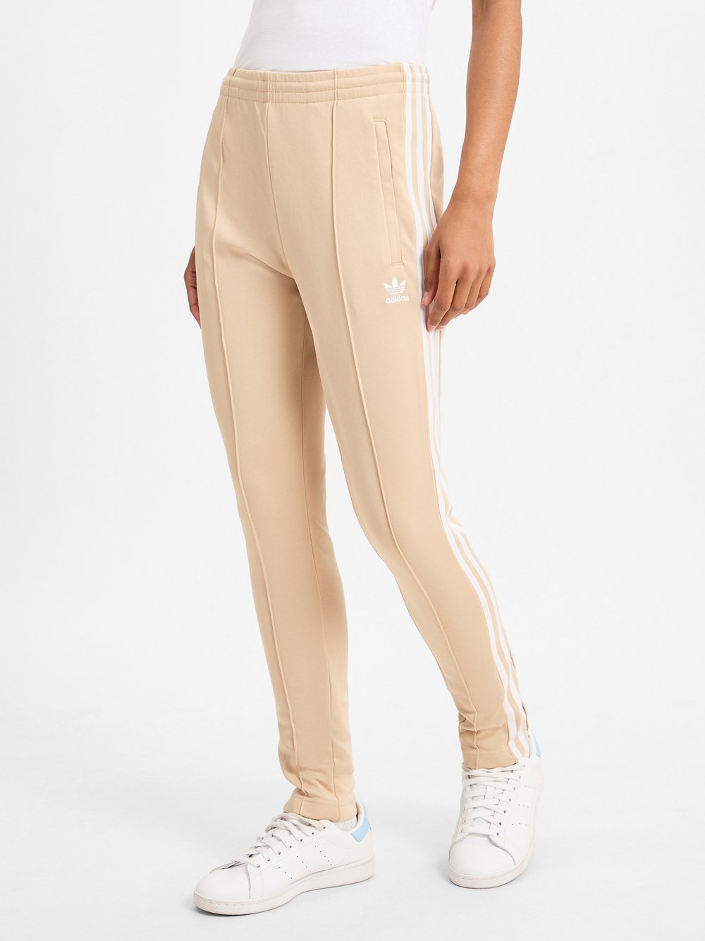adidas Originals Damskie spodnie do biegania Kobiety beżowy, XS