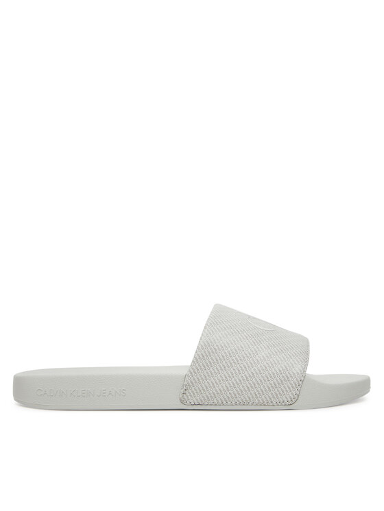 Calvin Klein Jeans Klapki Slide Aop Print YM0YM01269 Szary