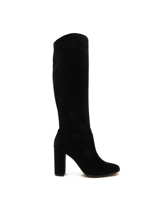 LAUREN RALPH LAUREN Kozaki Artizan Tall 802937807001 Czarny