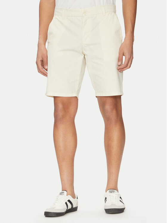 Only & Sons Szorty materiałowe Skal 22034682 Écru Slim Fit miniaturka