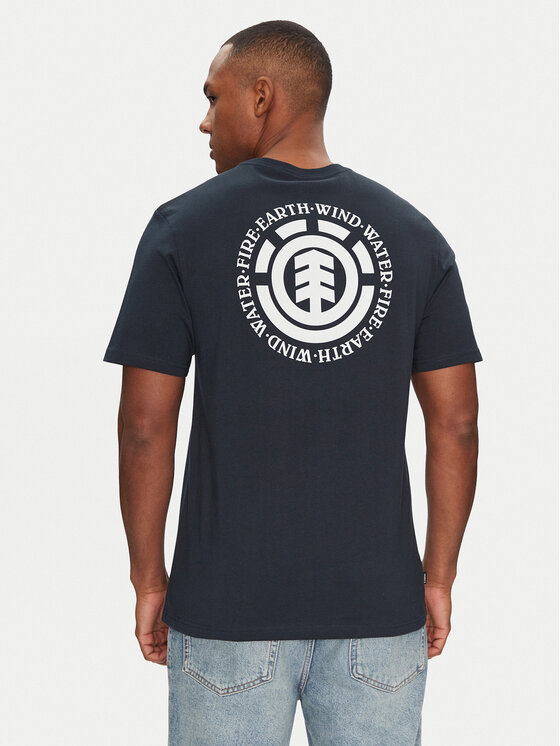 Element T-Shirt ELYZT00490 Granatowy Regular Fit