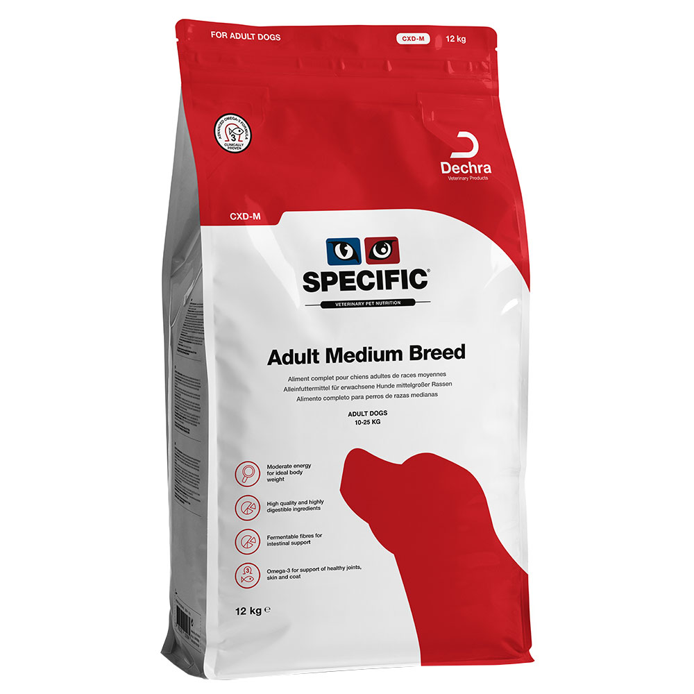 Specific Dog CXD - M Adult Medium Breed - Opakowanie ekonomiczne: 2 x 12 kg