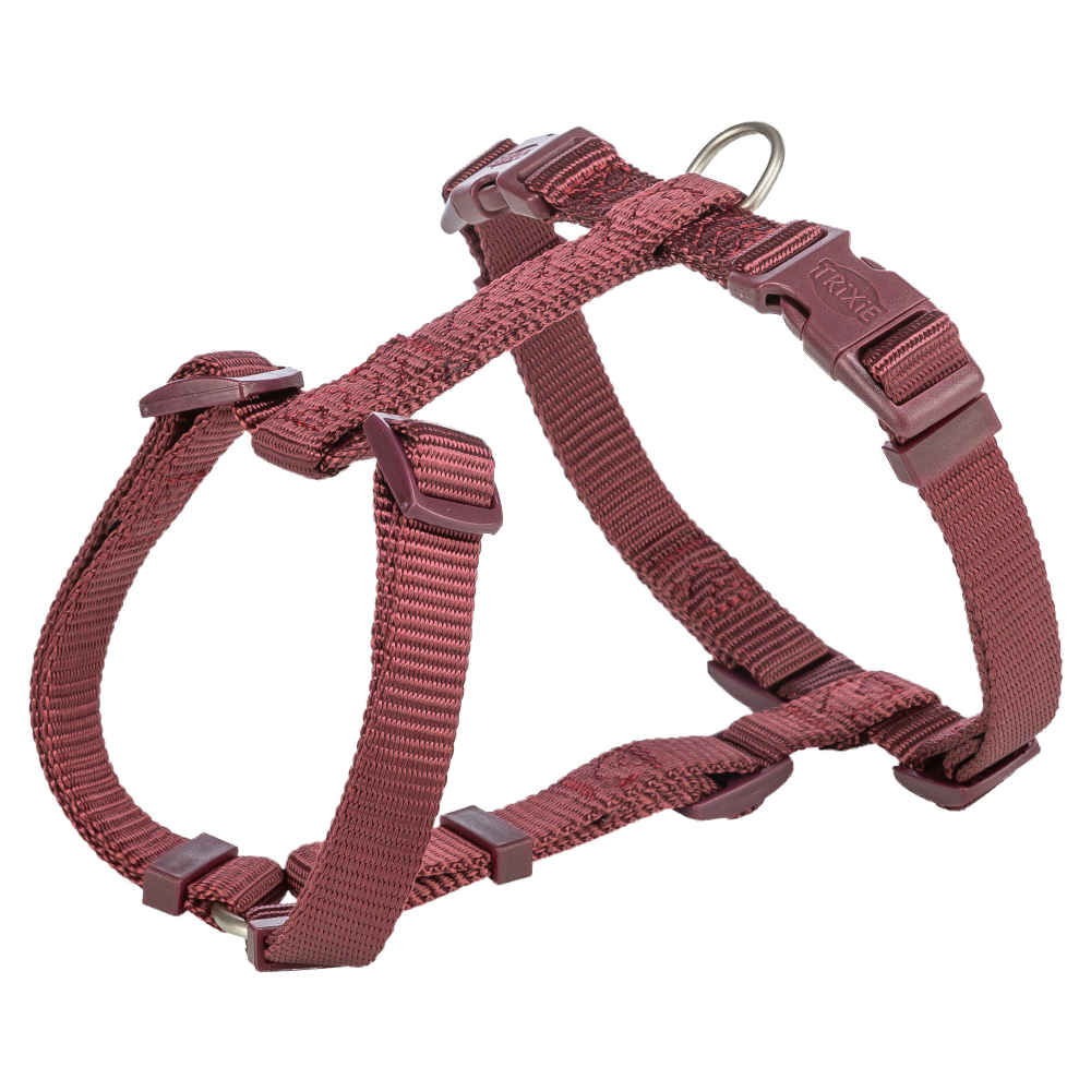 Trixie Premium szelki typu H, sangria - Rozm. XS - S: obw. klatki piersiowej 30-44 cm, szer.10 mm miniaturka