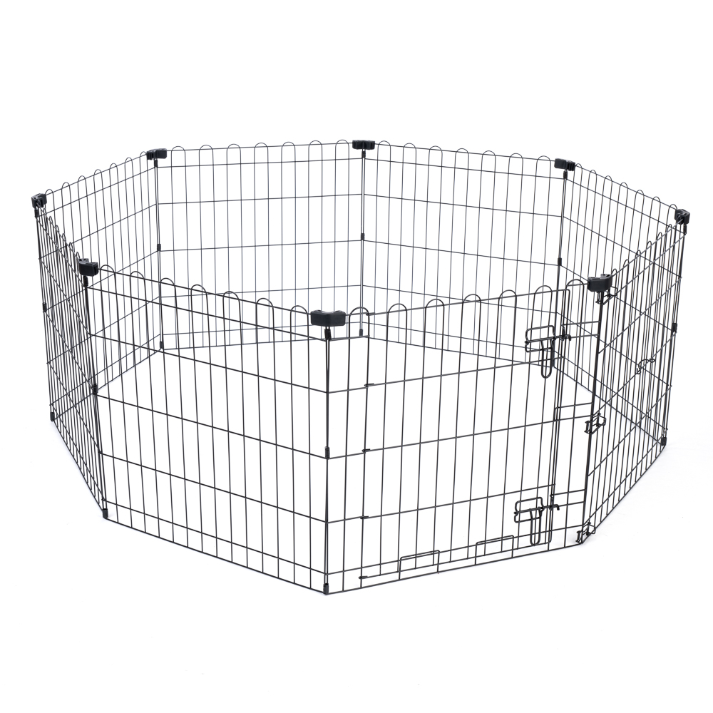 TIAKI metalowy wybieg dla szczeniąt - Rozmiar S: 8 paneli (szer. x wys.): 61 x 64 cm miniaturka