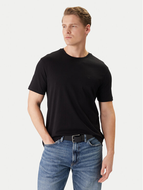 Calvin Klein T-Shirt LV04LB275G Czarny Regular Fit
