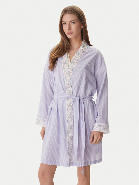 LAUREN RALPH LAUREN Szlafrok ILN42497 Fioletowy