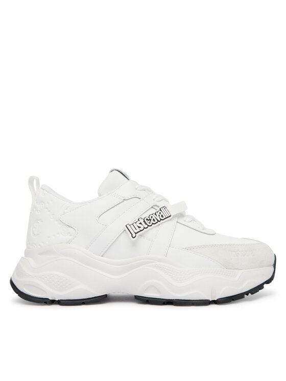 Just Cavalli Sneakersy 80RA3SL2 ZPC05 Biały