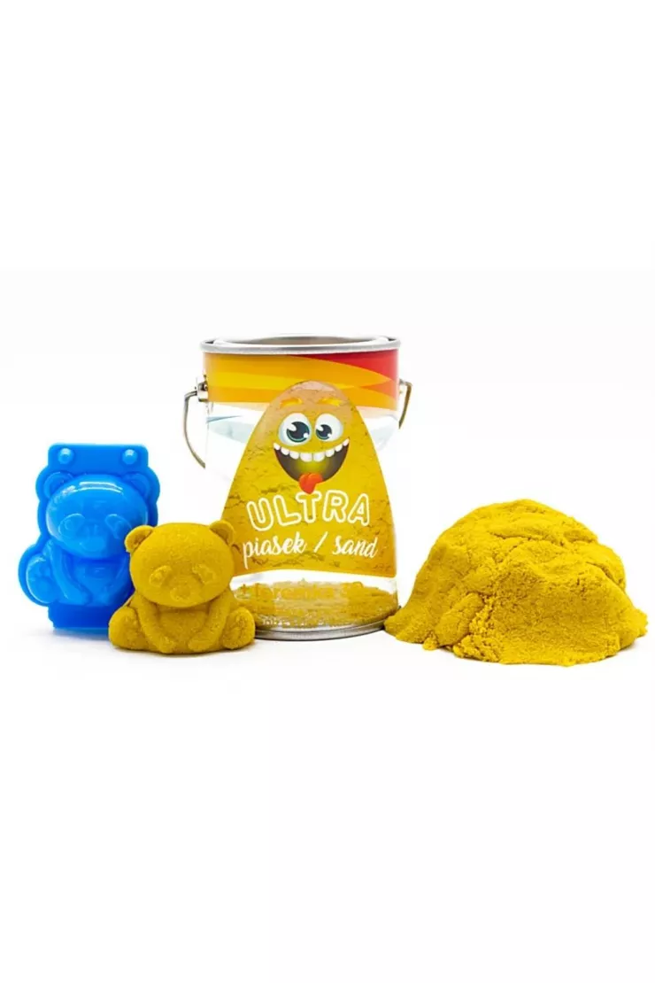 Ultra Piasek 150g żółty + foremka Panda
