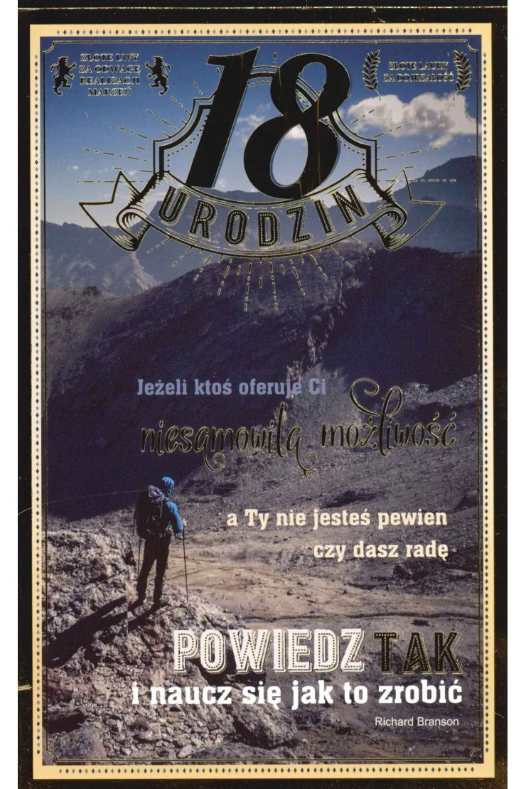 Kartka okolicznościowa Urodziny 18 U68