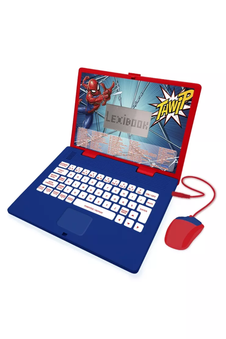 Laptop edukacyjny Spider-Man 124 aktywności (polski/angielski) JC598SPi17