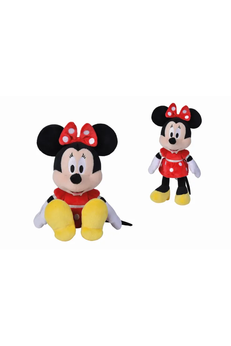 Disney Minnie maskotka pluszowa czerwona 25cm