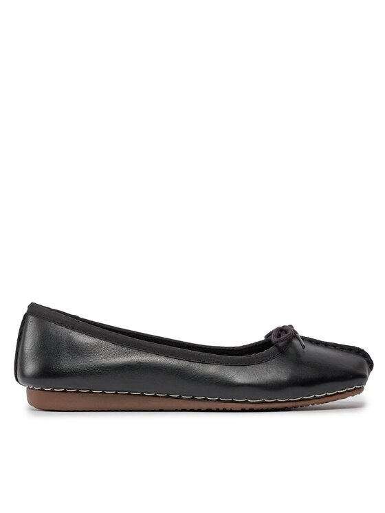 Clarks Baleriny Freckle Ice 203529294 Czarny