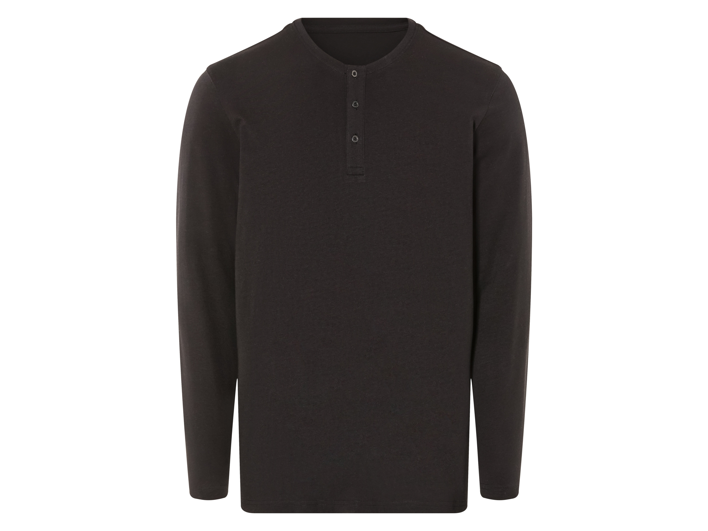 LIVERGY® Koszulka męska z długim rękawem (Czarny, XL (56/58)) miniaturka