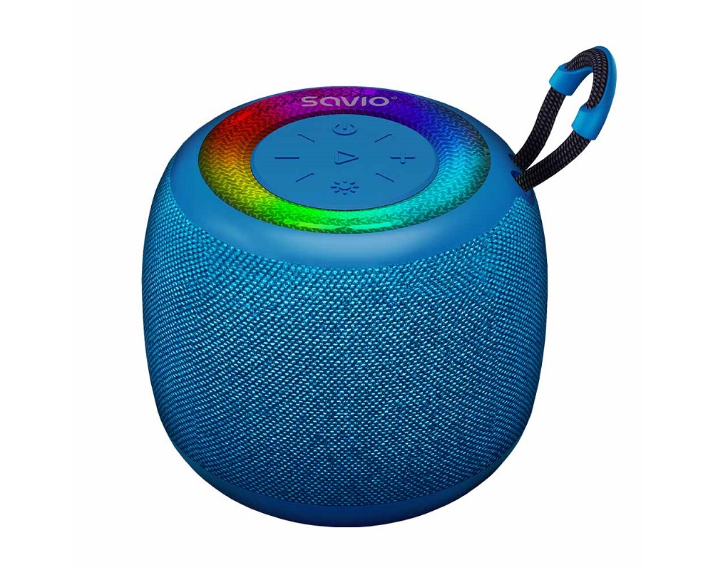 Głośnik bezprzewodowy Savio BS-042 5W Bluetooth niebieski miniaturka