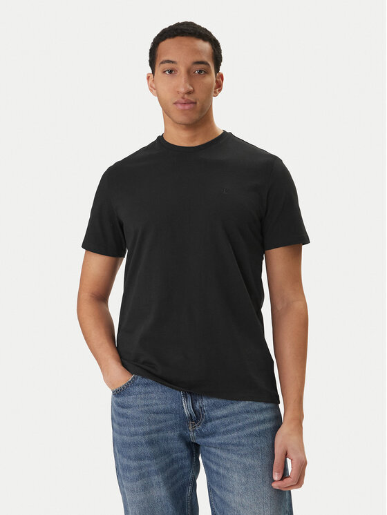 Calvin Klein Jeans T-Shirt Classic Monogram LV04RD254G Czarny Regular Fit