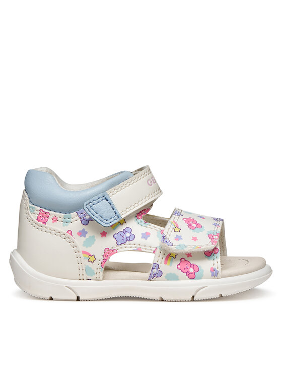 Geox Sandały B Sandal Zapito Girl B556FC 05404 C0270 Biały