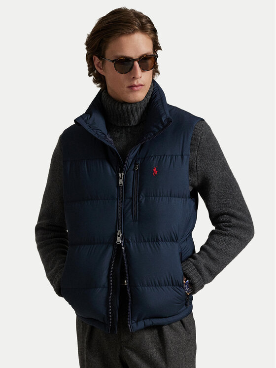 Polo Ralph Lauren Kamizelka 710968283002 Granatowy Regular Fit