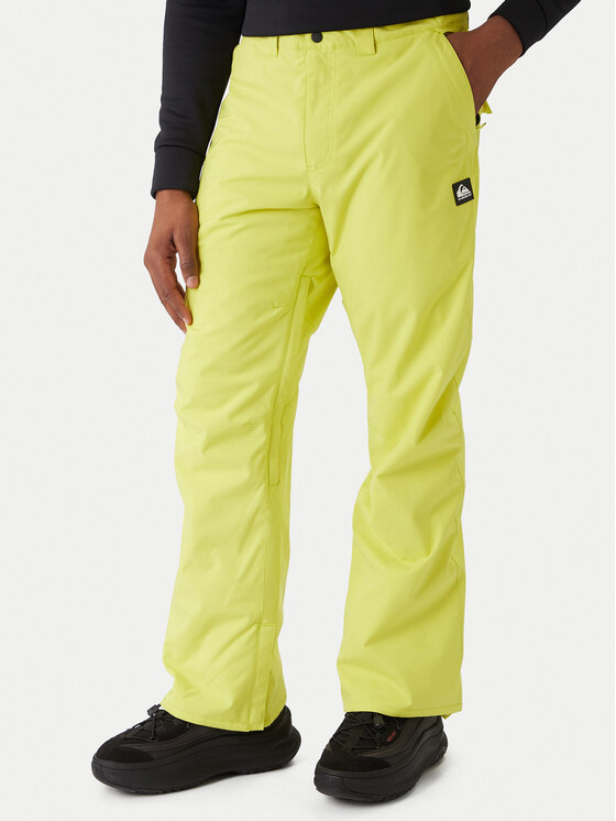 Quiksilver Spodnie snowboardowe Estate EQYTP03237 Żółty Slim Fit miniaturka