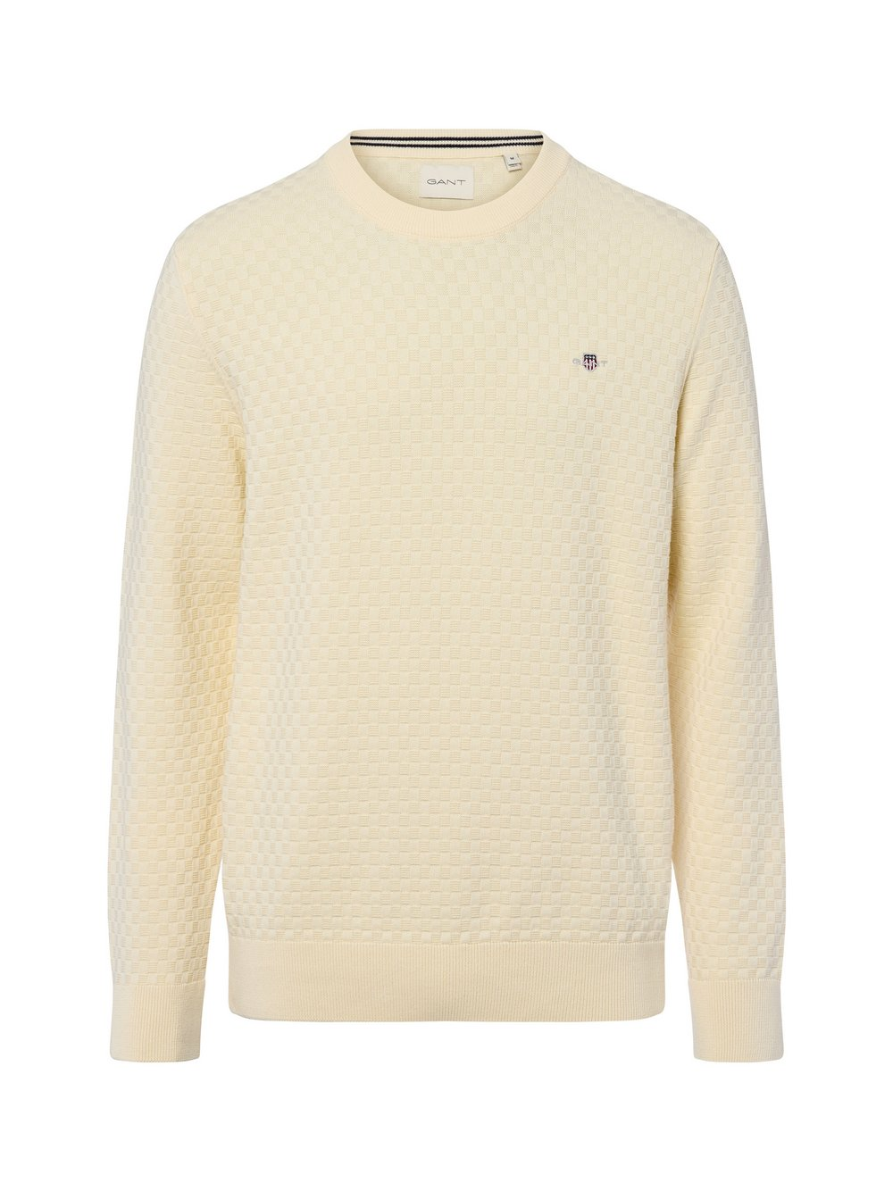Gant Sweter damski z dzianiny Kobiety Bawełna żółty, XL