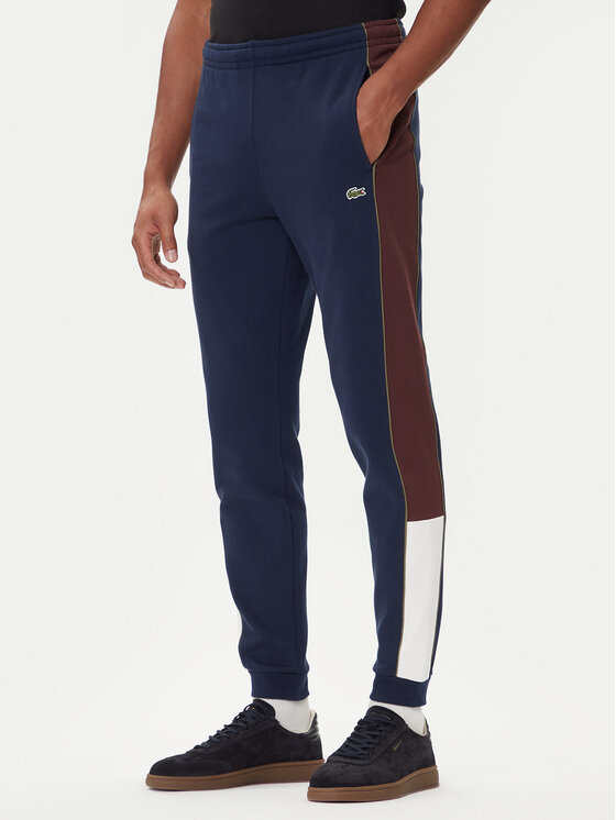 Lacoste Spodnie dresowe XH5923 Granatowy Regular Fit