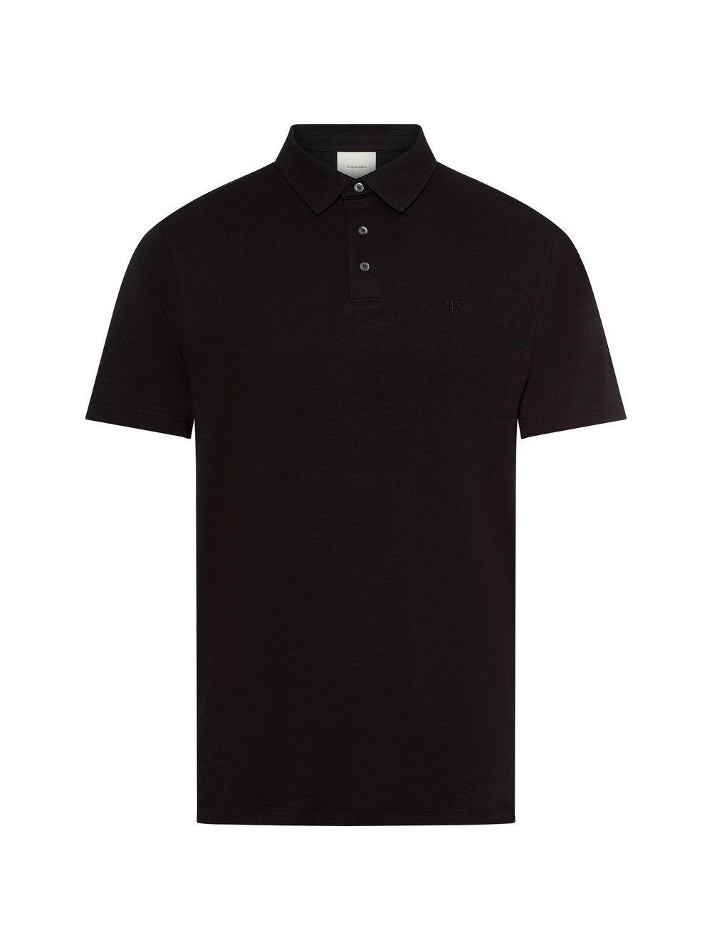 Calvin Klein Męska koszulka polo Mężczyźni Bawełna czarny, XL