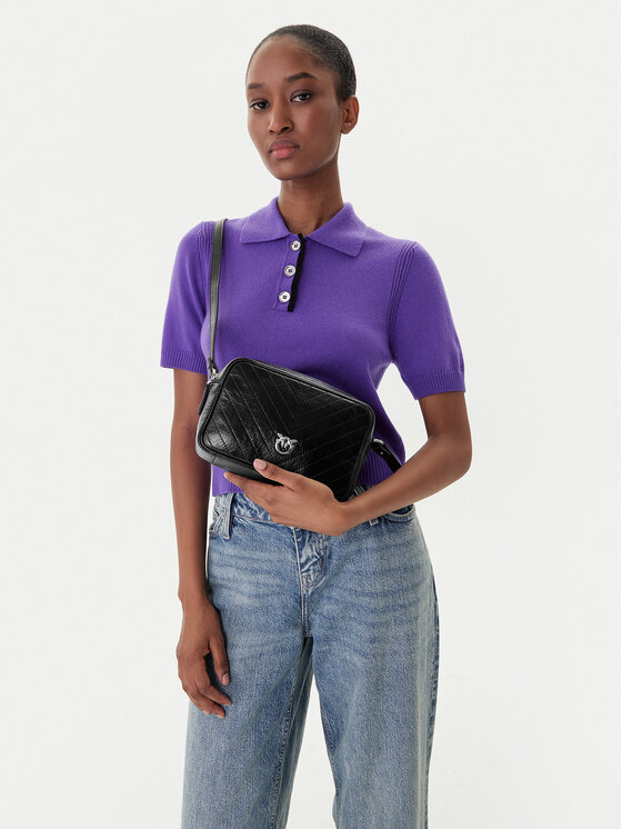 PINKO Torebka Carrie Camera Bag Classic Al 25-26 PLTT 104336 A2JC Czarny