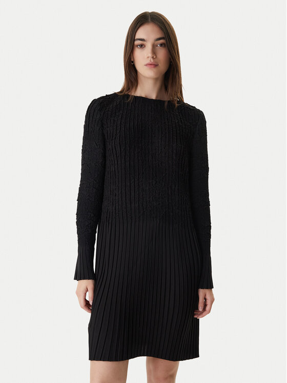 BOSS Sukienka koktajlowa Doppar 50552949 Czarny Regular Fit