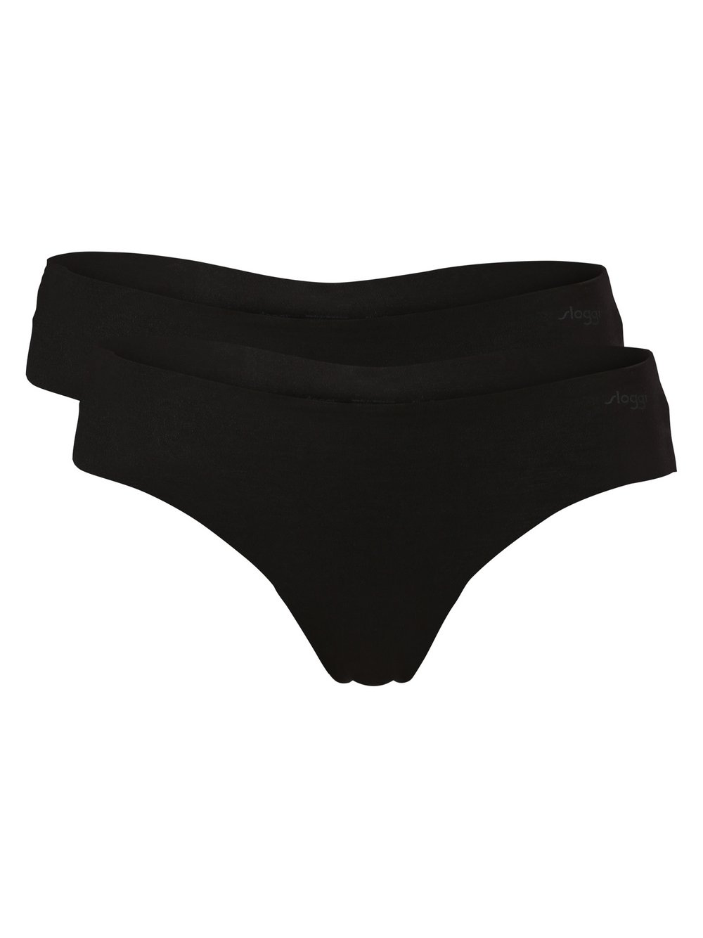 sloggi Damskie stringi hipster pakowane po 2 szt. Kobiety czarny, XS