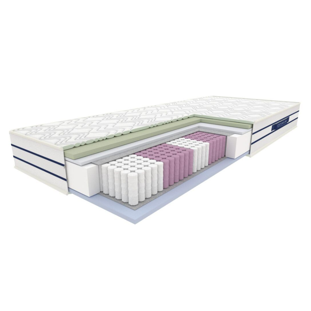 Materac Szafir Optimum 90x200 cm sprężyny kieszeniowe Multipocket, H4 twardy